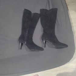SOFIA Stiletto Suede Boots 