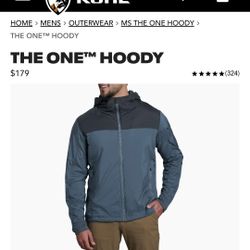 KUHL "The ONE" Hoodie NEW Mens XL