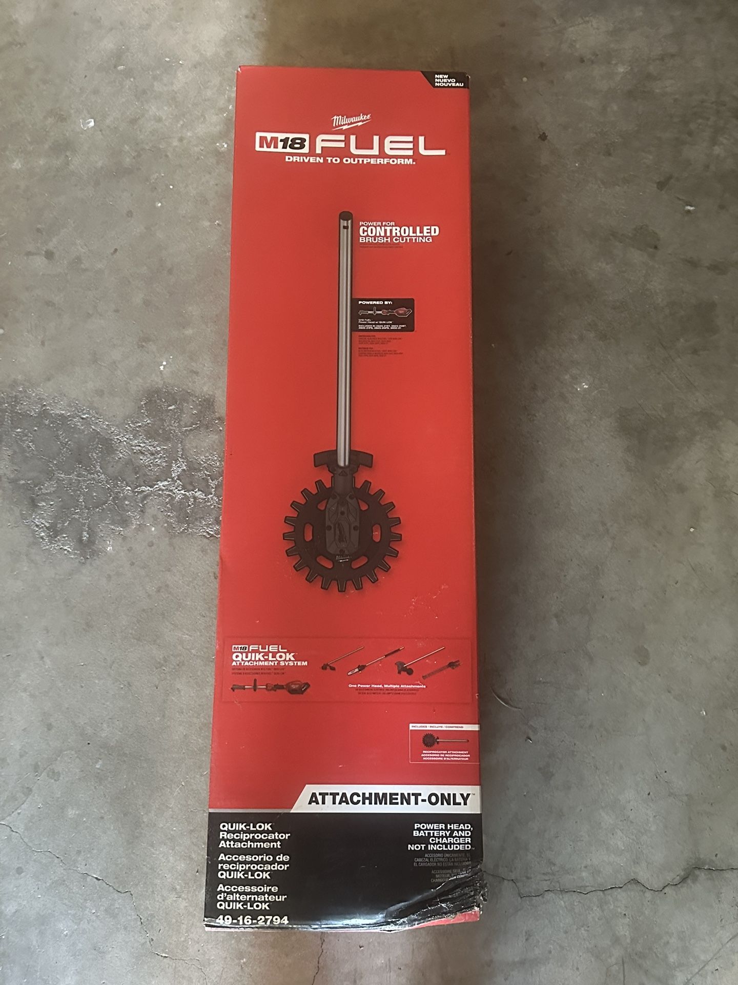 Milwaukee M18 Reciprocater Attachment 