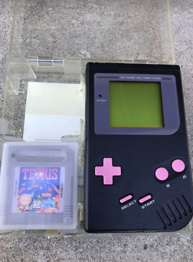 Nintendo Gameboy Refurbished Pink and Black