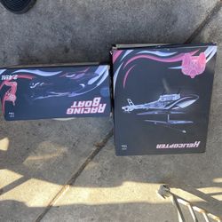 Helicopter And Racing Boat Toys