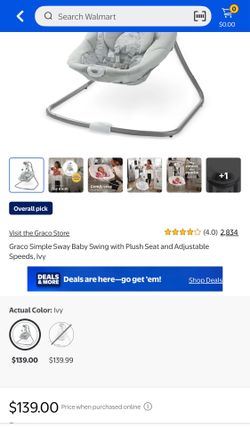 Brand new Graco baby swing
