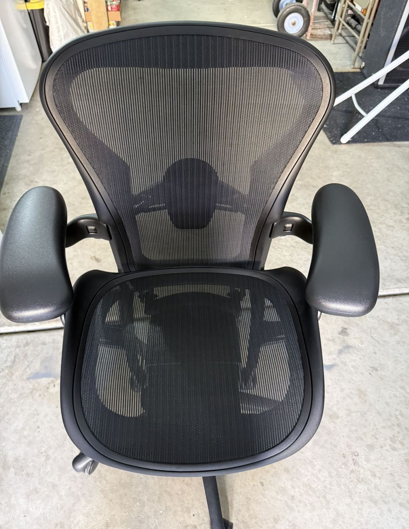 Aeron Remastered, size Small, in sleek black