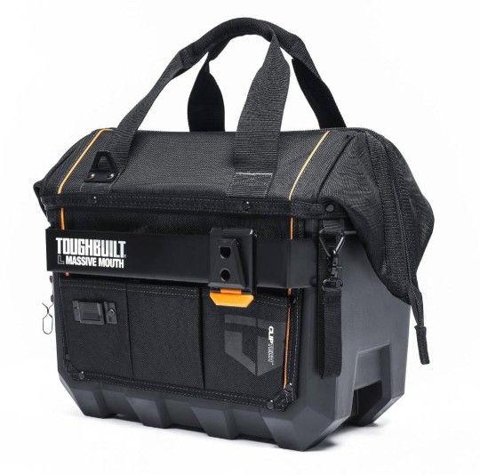 ToughBuilt - Large Massive Mouth 16” Tool Bag - Pro Grade Quality Construction