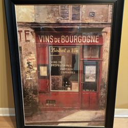 32x44 French Bistro Print 