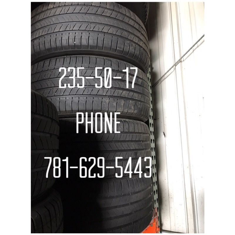 Used Tire For Sale 235/50/17 $180 All Four installed