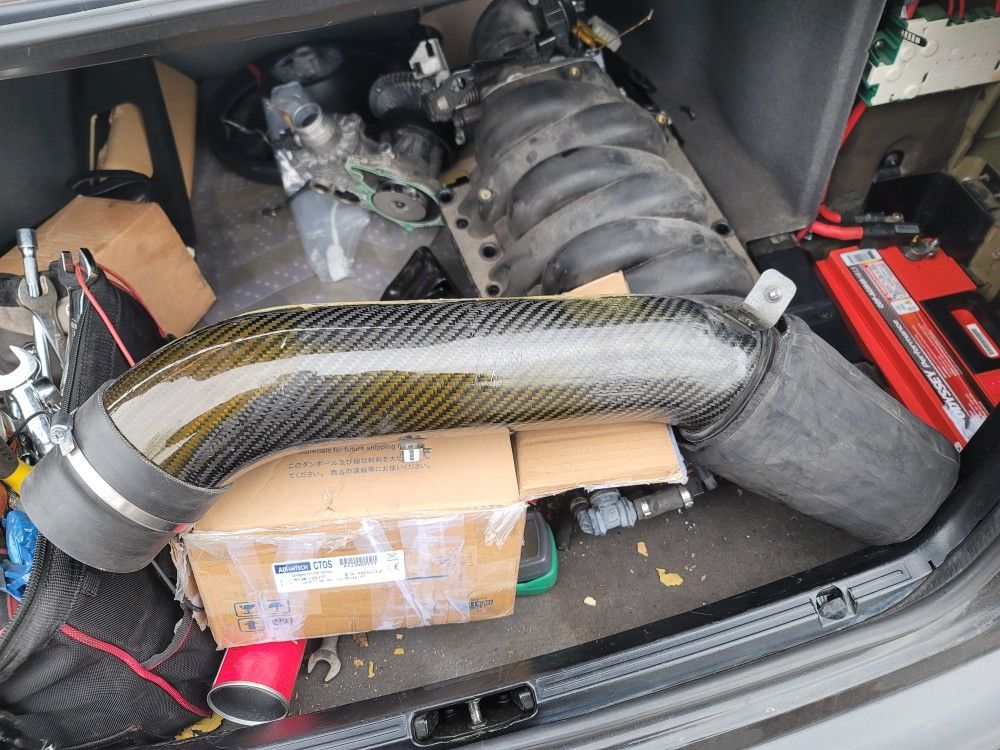 Bmw E39 540i Dinan Carbon Fiber Cold Air Intake.