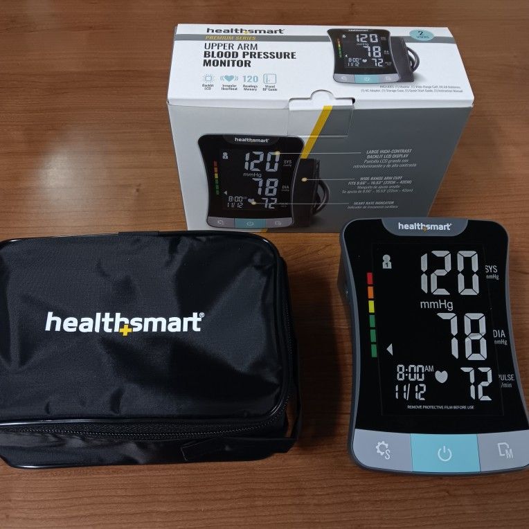 WILL CONSIDER TRADES  - BRAND NEW HEALTHSMART UPPER ARM BLOOD PRESSURE MONITOR- PREMIUM SERIES 