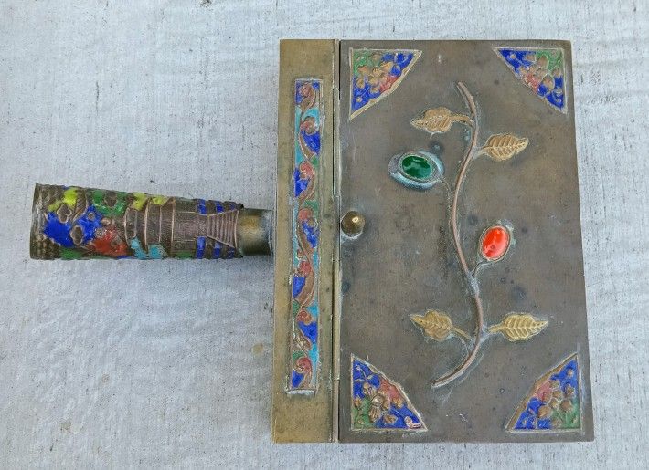 Antique 1920's Chinese Brass Box