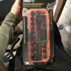 Impact Rated Pass through Socket Wrench Set 