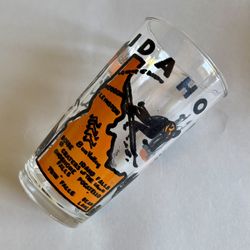 Vintage 10-oz MCM Hazel Atlas Idaho State Souvenir Glass 