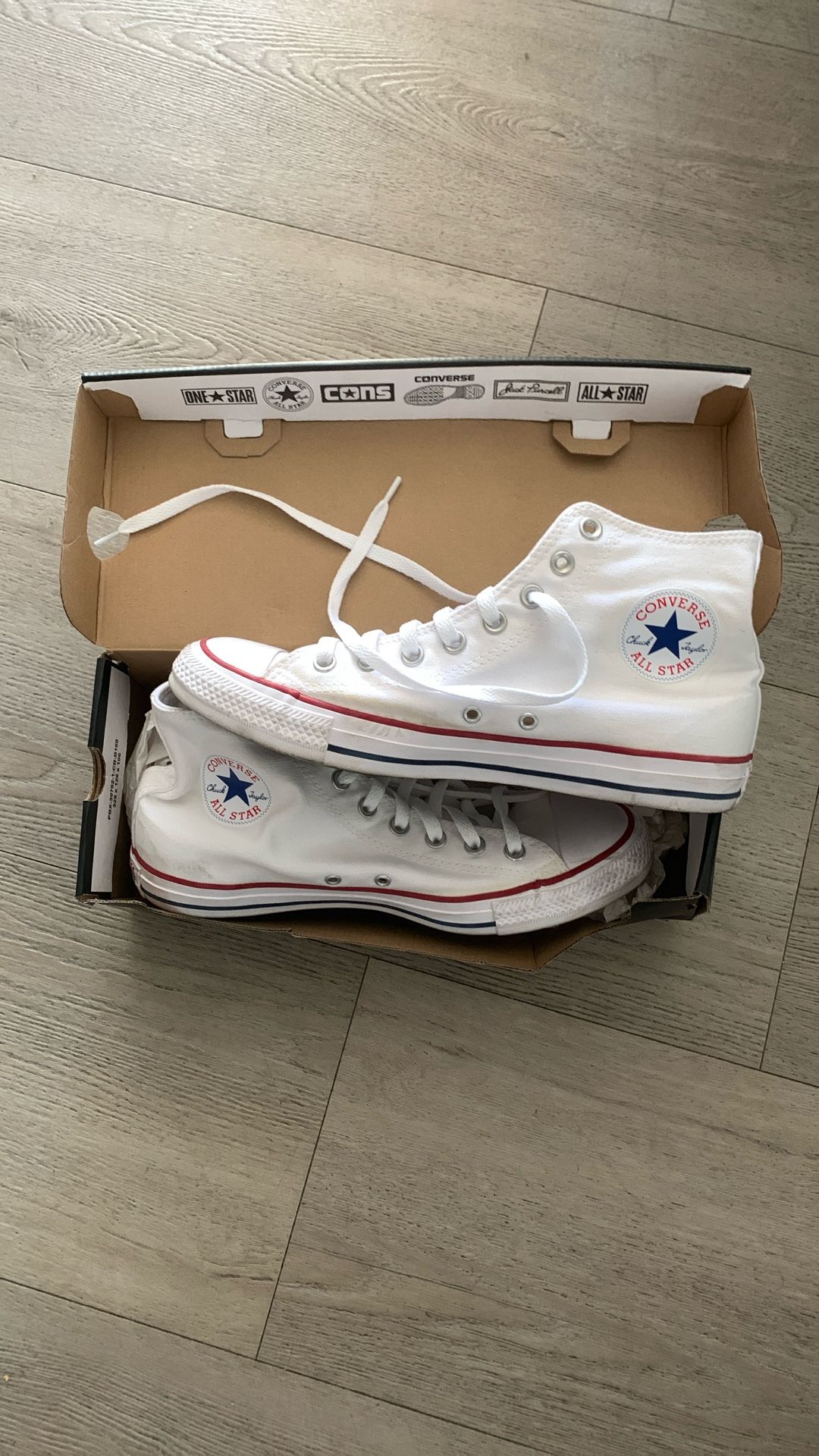White Converse