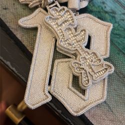 Diamond Cuban Chains With pendant 