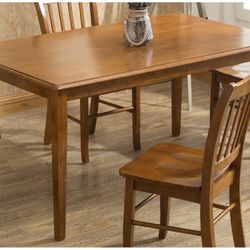 Boraam Shaker Dining Table, Walnut (TABLE ONLY)