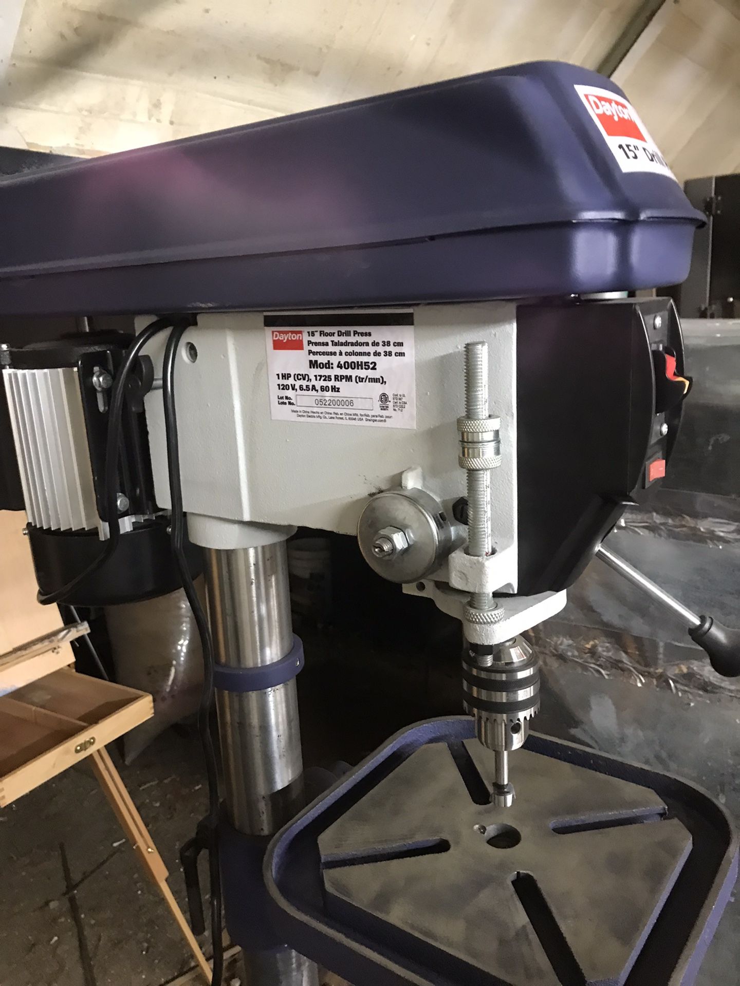 Dayton 15” Swing Floor Drill Press
