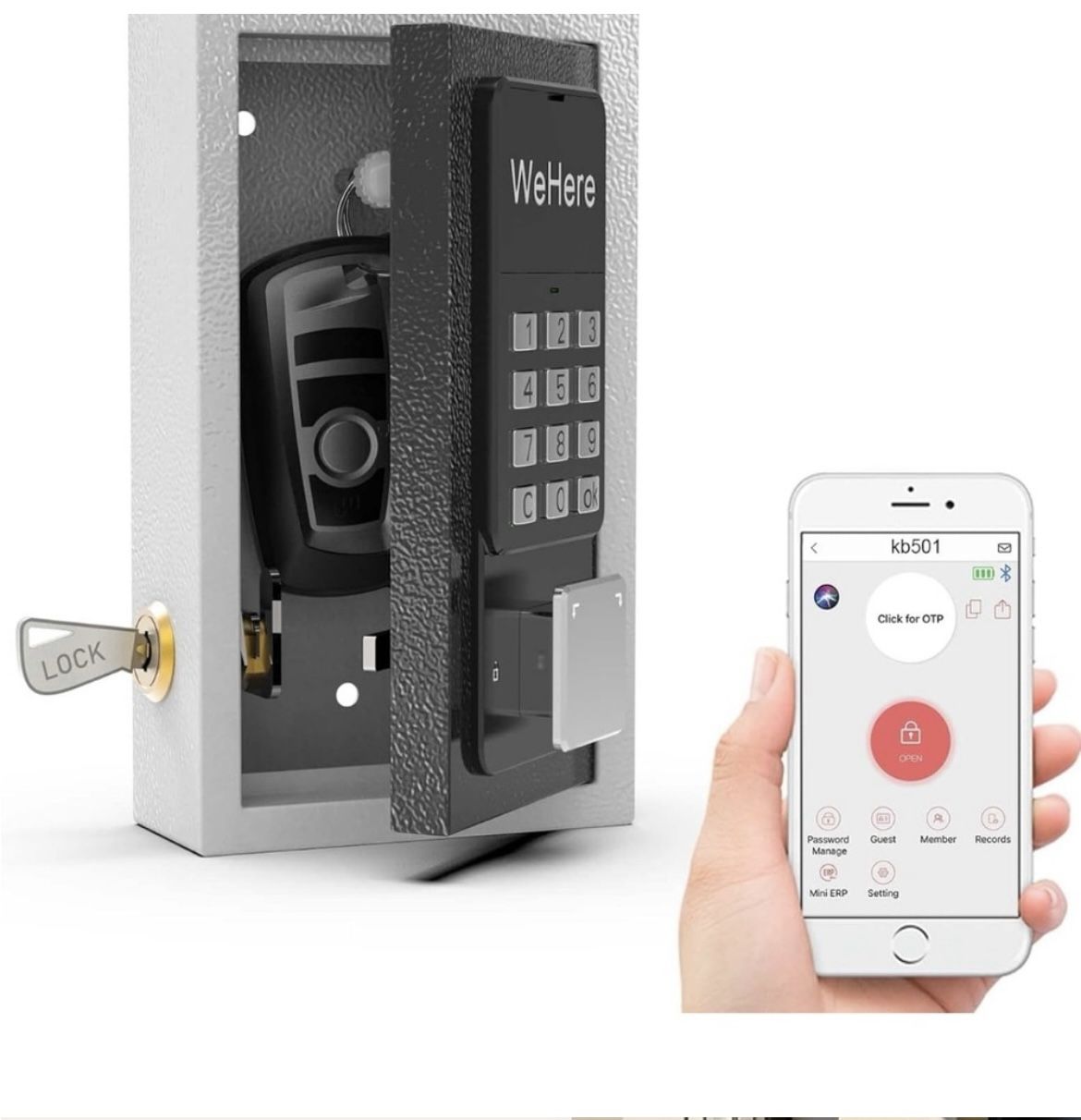 Smart Lock Box with Keypad