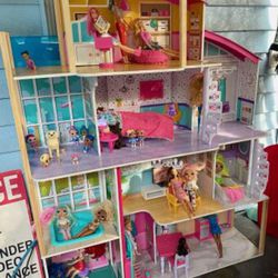 Girl Barbie Doll House