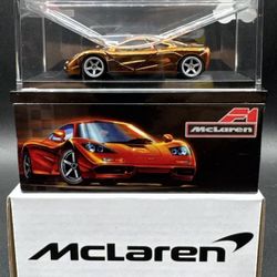 2024 Hot Wheels ORANGE McLAREN F1 RLC Redline Club Free Shipping Mattel Exclusiv