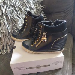 High Top Wedge Sneakers