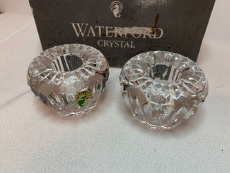 Waterford crystal candles holders