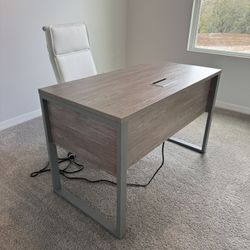 Desk w/ Built In Power & Chair - Model Home Furniture 