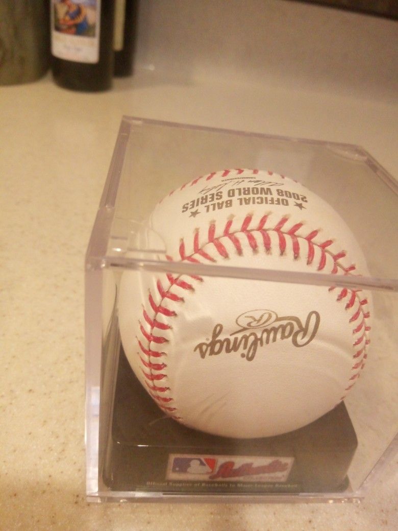 2008 Phillies World Series Baseball