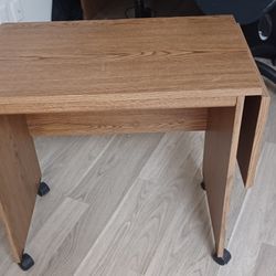 Adjustable Table With Wheels 