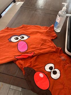 Mr and Mrs potato head shirts