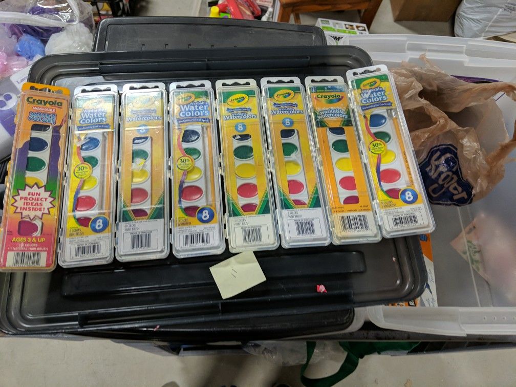 8-crayola Washable Water Colors