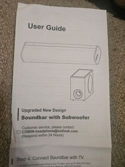 Sound Bar, 50W Soundbar