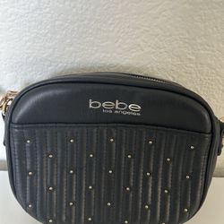 Bebe Women’s Faux Leather Satchel Crossbody Everyday Bag