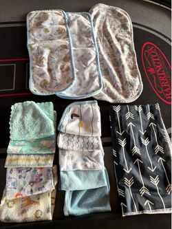 Burp rags/ wash cloths $5