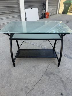 Glass Desk