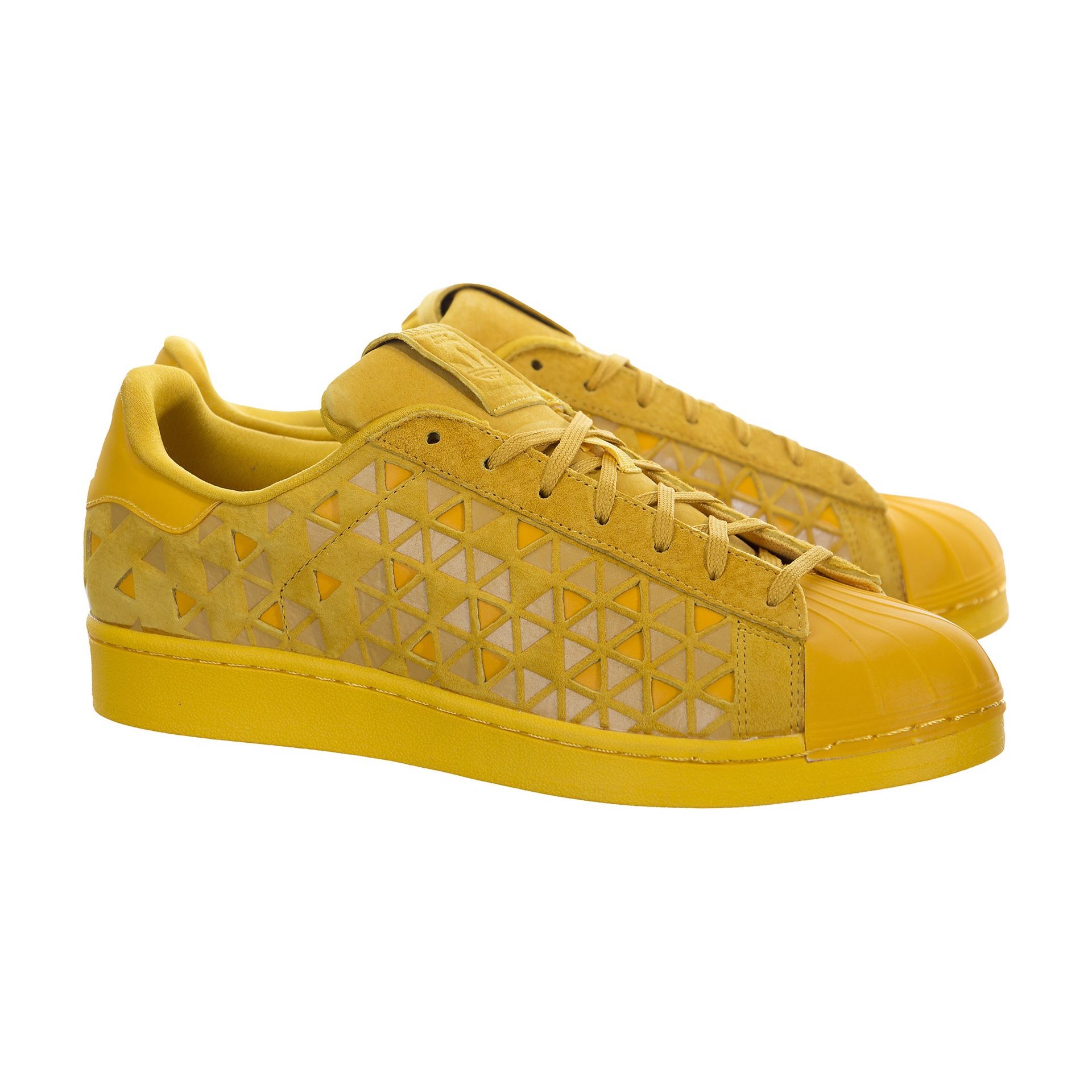 Adidas Superstar Xeno AQ8182 Reflective Yellow Basketball Shoes