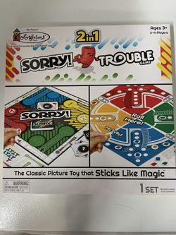 Gameboard Sorry/ Trouble Duo
