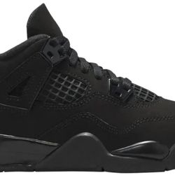 Air Jordan Jordan 4 Retro PreSchool Black Cat 2025 IB4388-010 Size Kids 10.5
