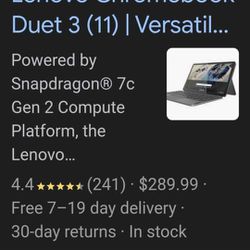 Lenovo Duet 3 Tablet Chromebook