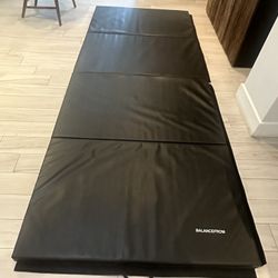 Gymnastics Mat 4'x10'x2" Thick Tumbling Mat with Carrying Handles Floding Interlocking Gym Mat for Gymnastics