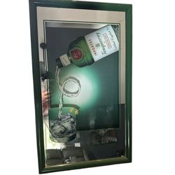 Vintage Tanqueray Framed Mirror Bar Sign