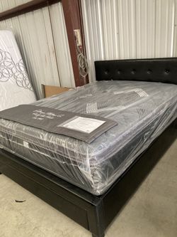 Plush Pillowtop Mattress 12” New In Plastic With Warranty! All Sizes Available. 