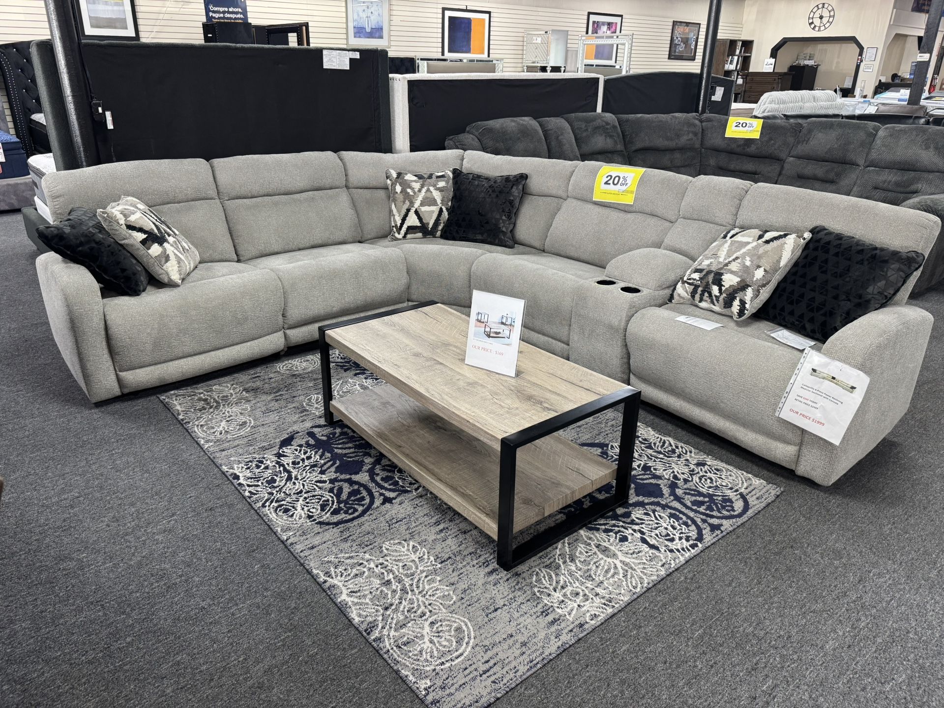 Power Recliner Sectional On Sale Now $1599. 🚚WE DELIVER🚚