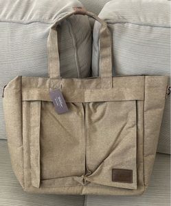 New Light Brown Canvas Tote