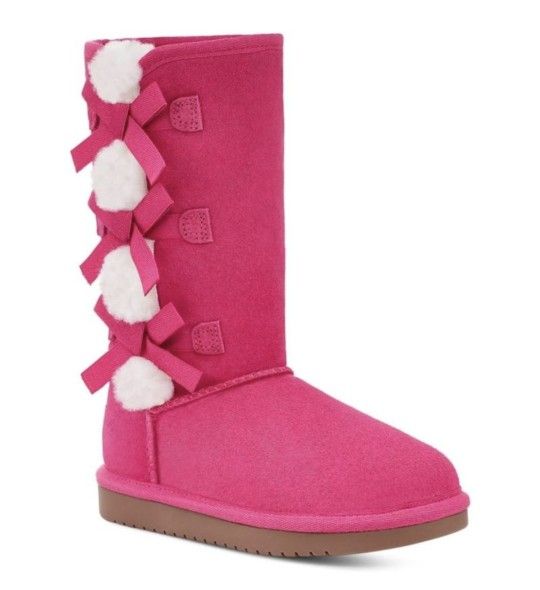 KOOLABURRA by UGG Kids TALL PINK SUEDE Winter Boot 13