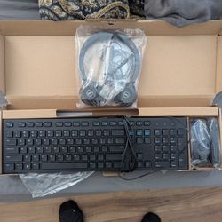 Keyboard, Mouse, Headset