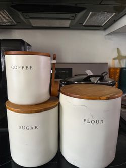 Stoneware Canisters