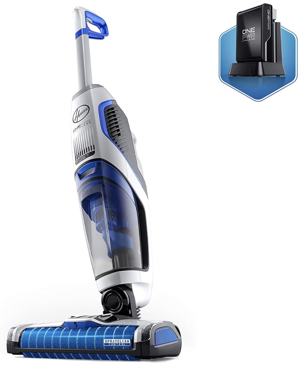 Hoover BH55210 OnePwr FloorMate Jet Cordless Hard Floor Cleaner, Wet Vacuum with 4AH Battery
