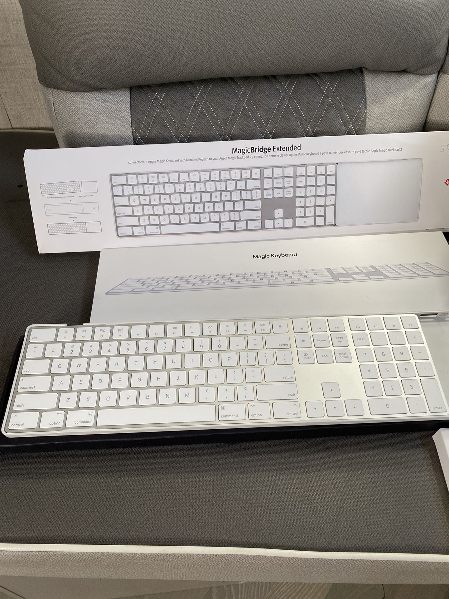 Apple Keyboard And Trackpad With Magic Bridge Extended Case
