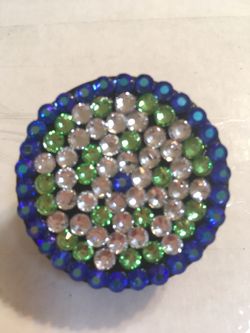 Custom rhinestone phone grip