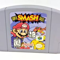 Super Smash Bros. (Nintendo 64, 1999) N64 Cart Only Authentic TESTED fast ship