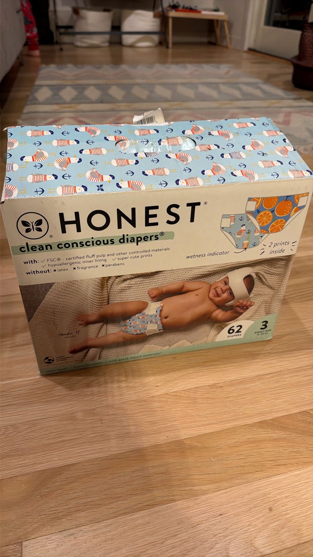 Honest Size 3 Diapers (62)